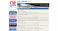 Desktop Screenshot of led-japaoil.cz