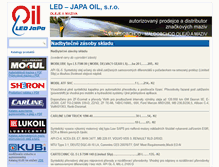Tablet Screenshot of led-japaoil.cz